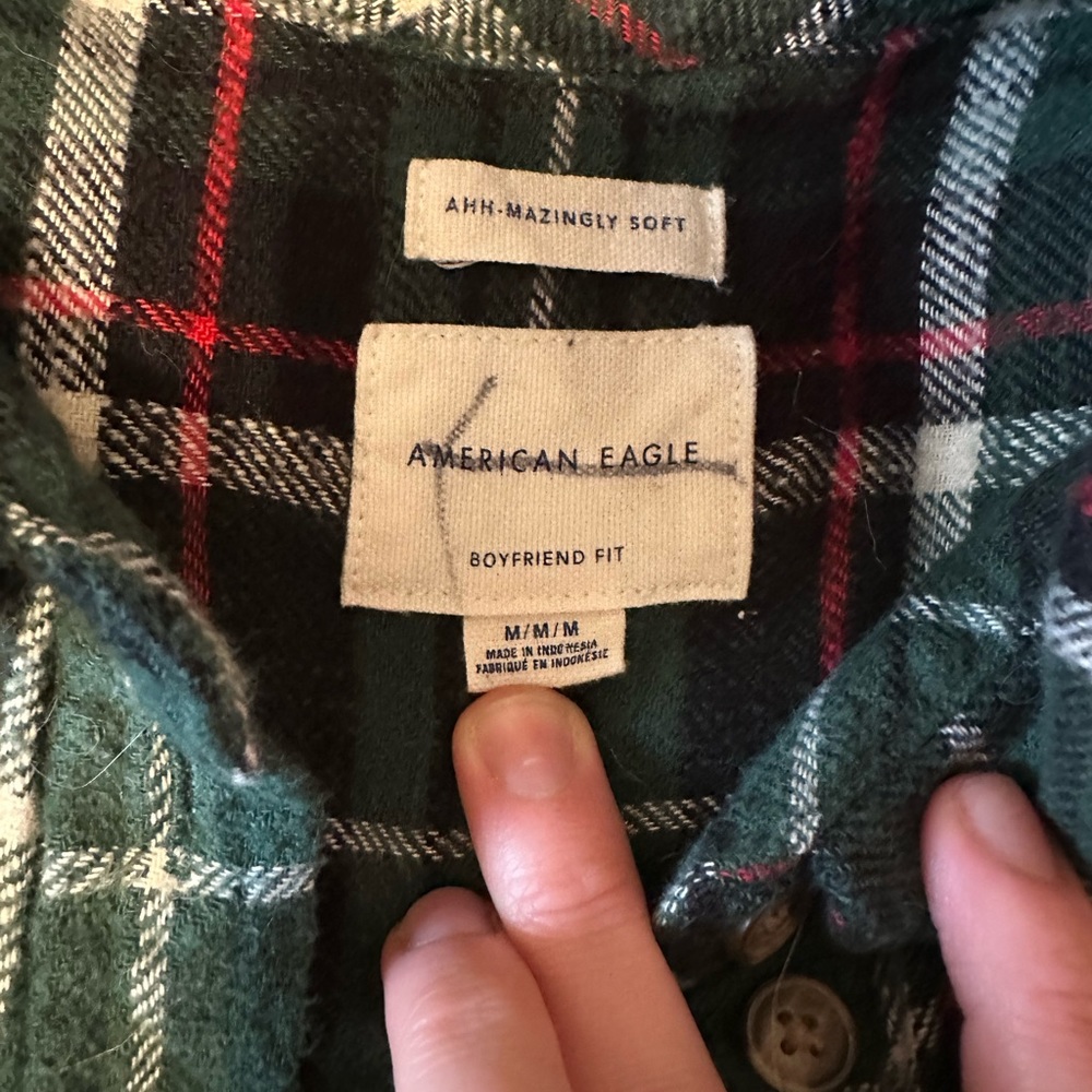 American Eagle Soft Boyfriend Flannel